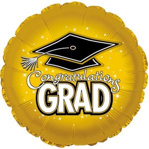 PMU Graduation Cap 18in Mylar Balloons