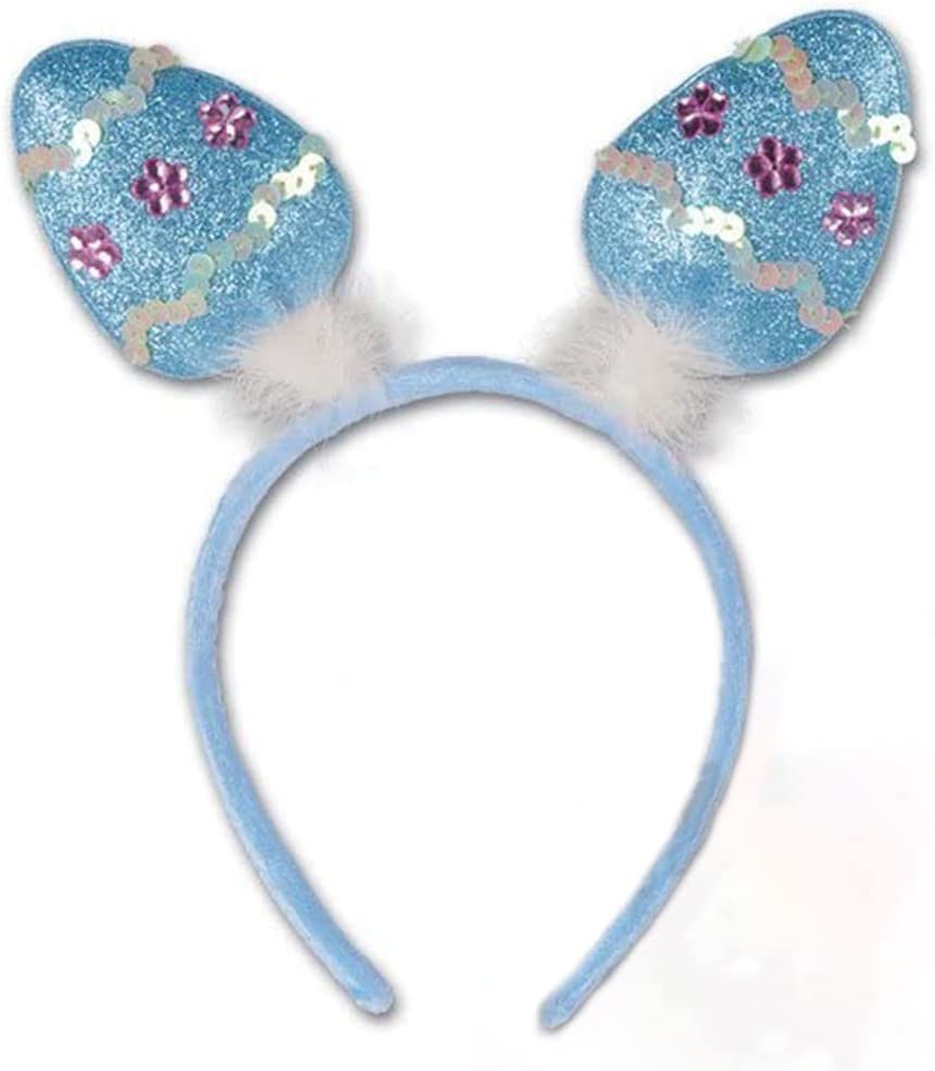 PMU Easter Egg Boppers Assorted Blue & Pink Headband Party Accessory