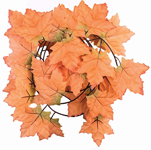 PMU Harvest Orange Leaf 6ft Garland