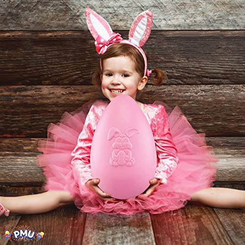 PMU Easter Celebrations Blow Molded Easter Eggs Decorations 16 inch - Lawn Decoration, Easter Party Accessories