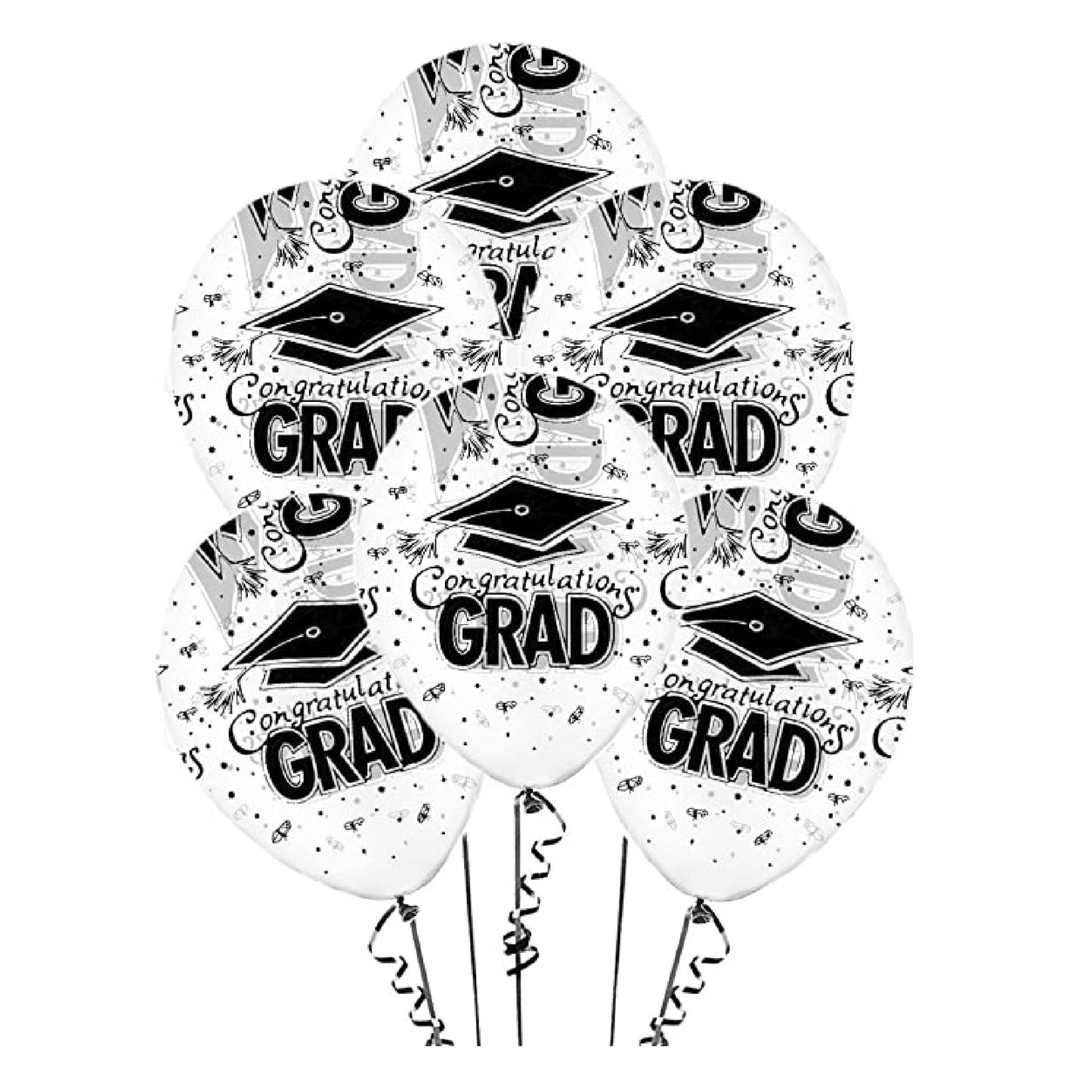 PMU Graduation 11 Inch PartyTex Premium Latex Balloons