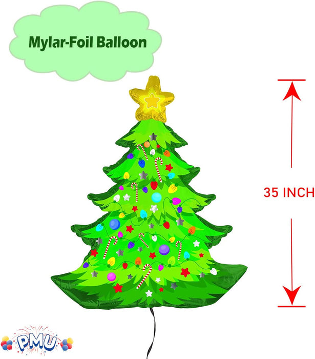 PMU Christmas Mylar-Foil Balloons