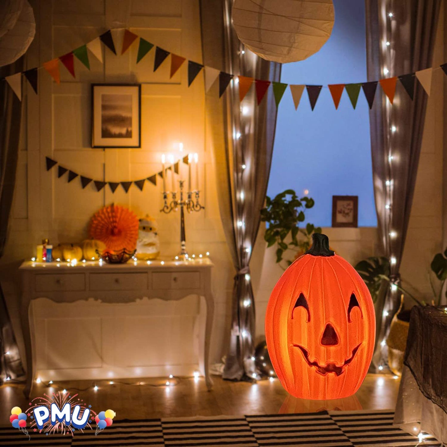PMU Halloween Mold Plastic Statue - Perfect Decor for Halloween, Lawn, Yard, Patio, Hunted House Party, Home, Indoor & Outdoor