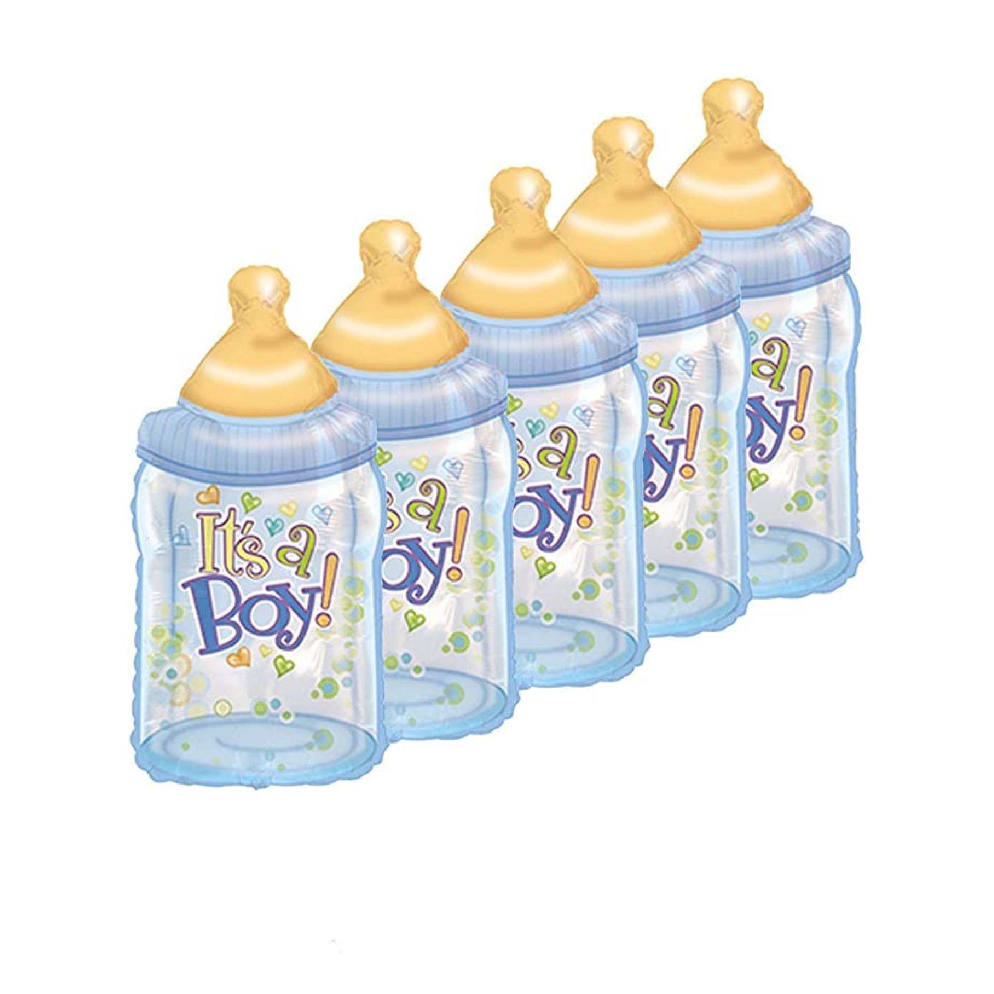 PMU It's A Boy Baby & It's A Girl Different Shaped 38 Inches Mylar Balloons