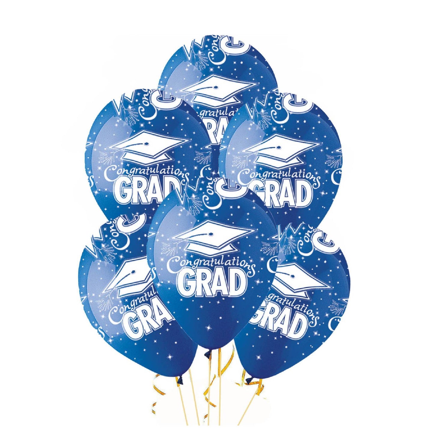 PMU Graduation 11 Inch PartyTex Premium Latex Balloons