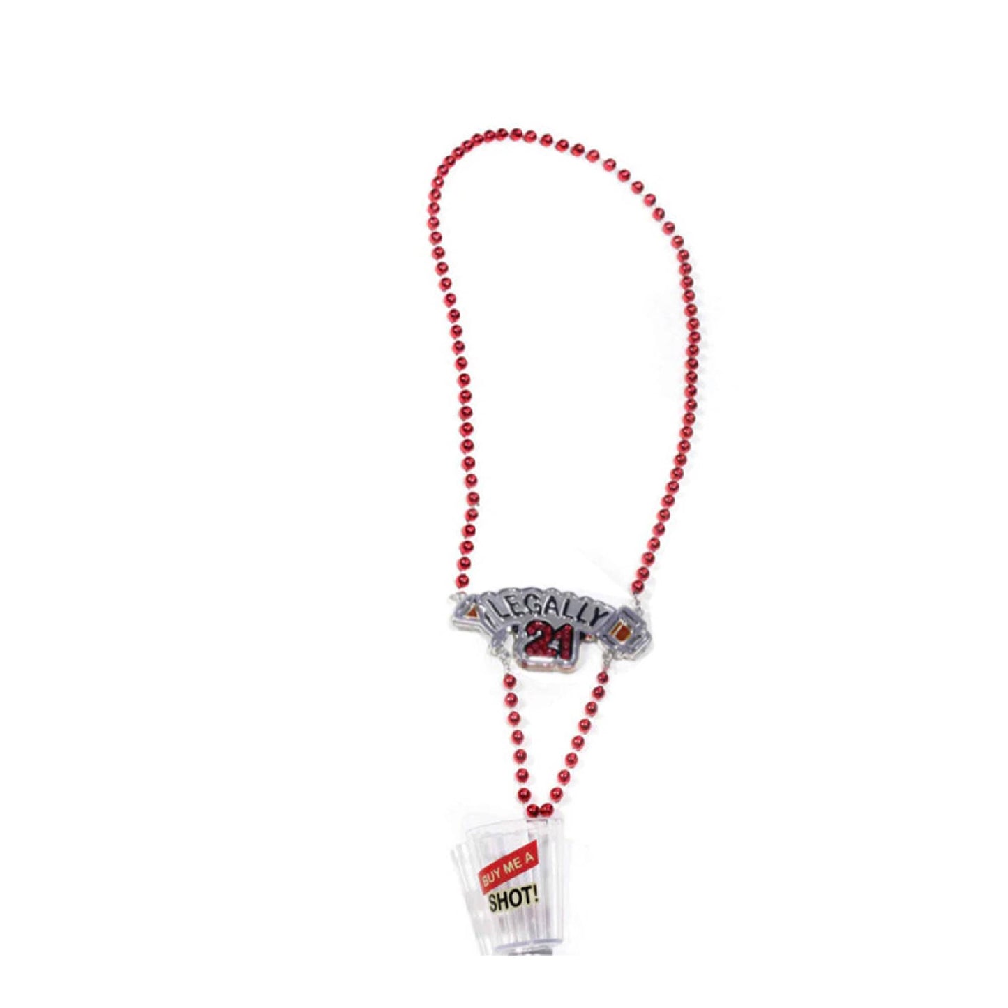 PMU Mardi Gras Metallic Beads, Carnival Party, Necklace, Party Favor