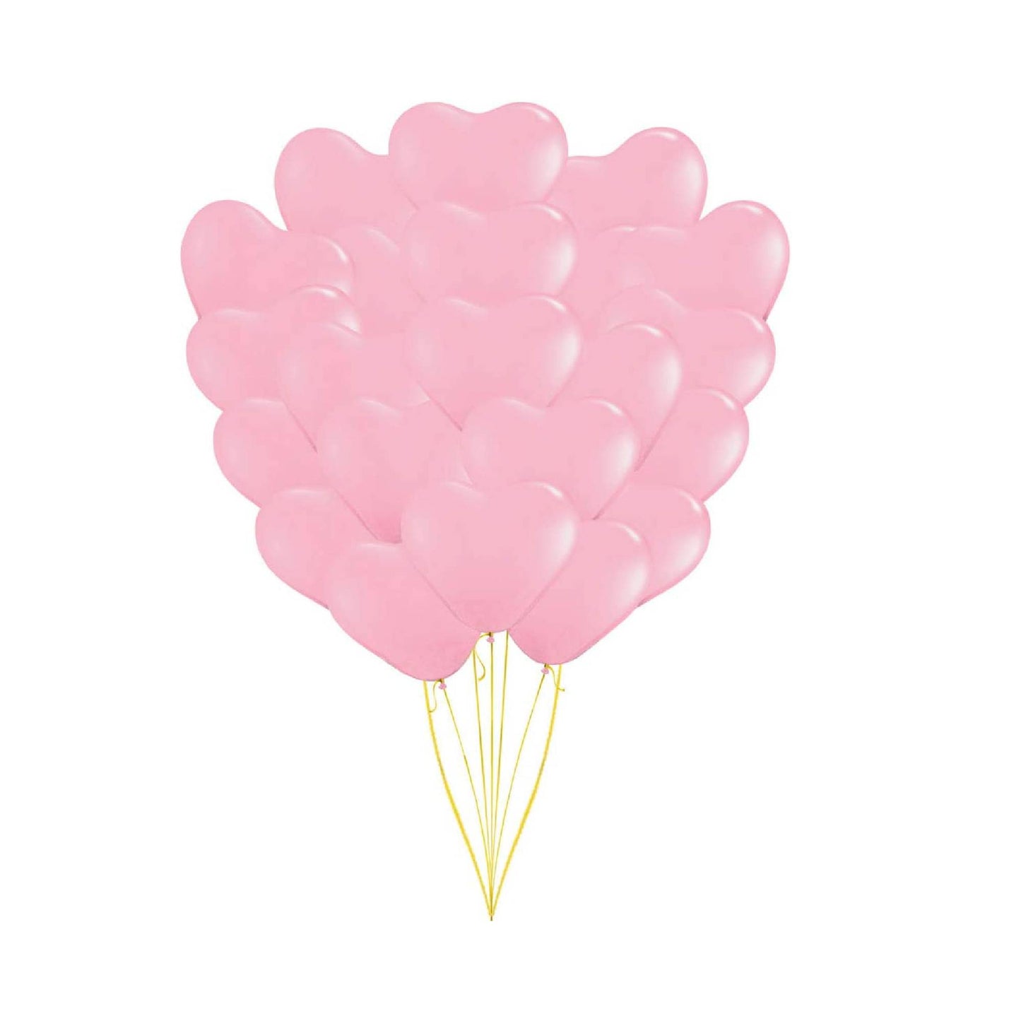PMU Heart Shaped Balloons 15 Inch PartyTex Premium Latex Valentines Day, Weddings, Birthdays, Anniversaries, Engagements