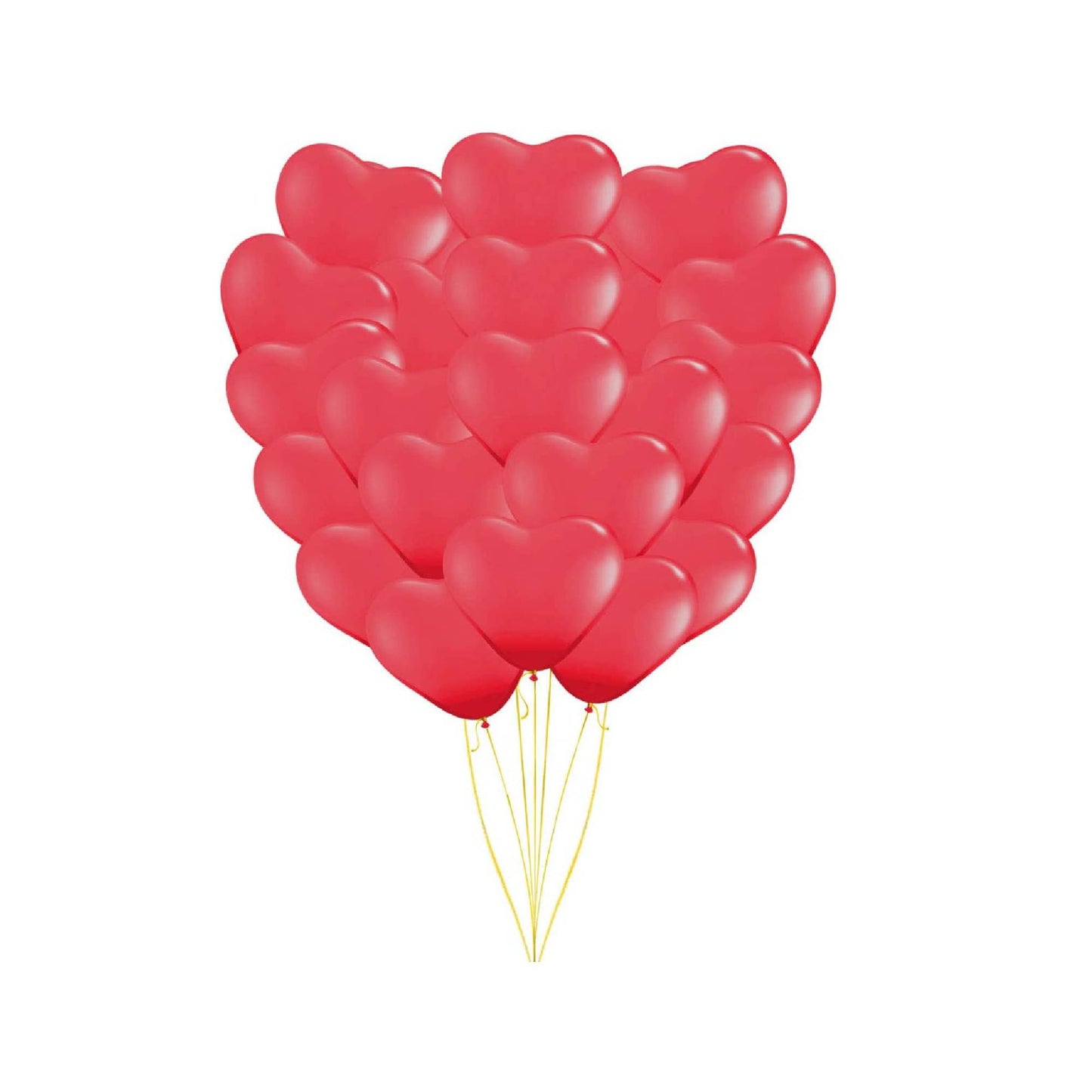 PMU Heart Shaped Balloons 15 Inch PartyTex Premium Latex Valentines Day, Weddings, Birthdays, Anniversaries, Engagements