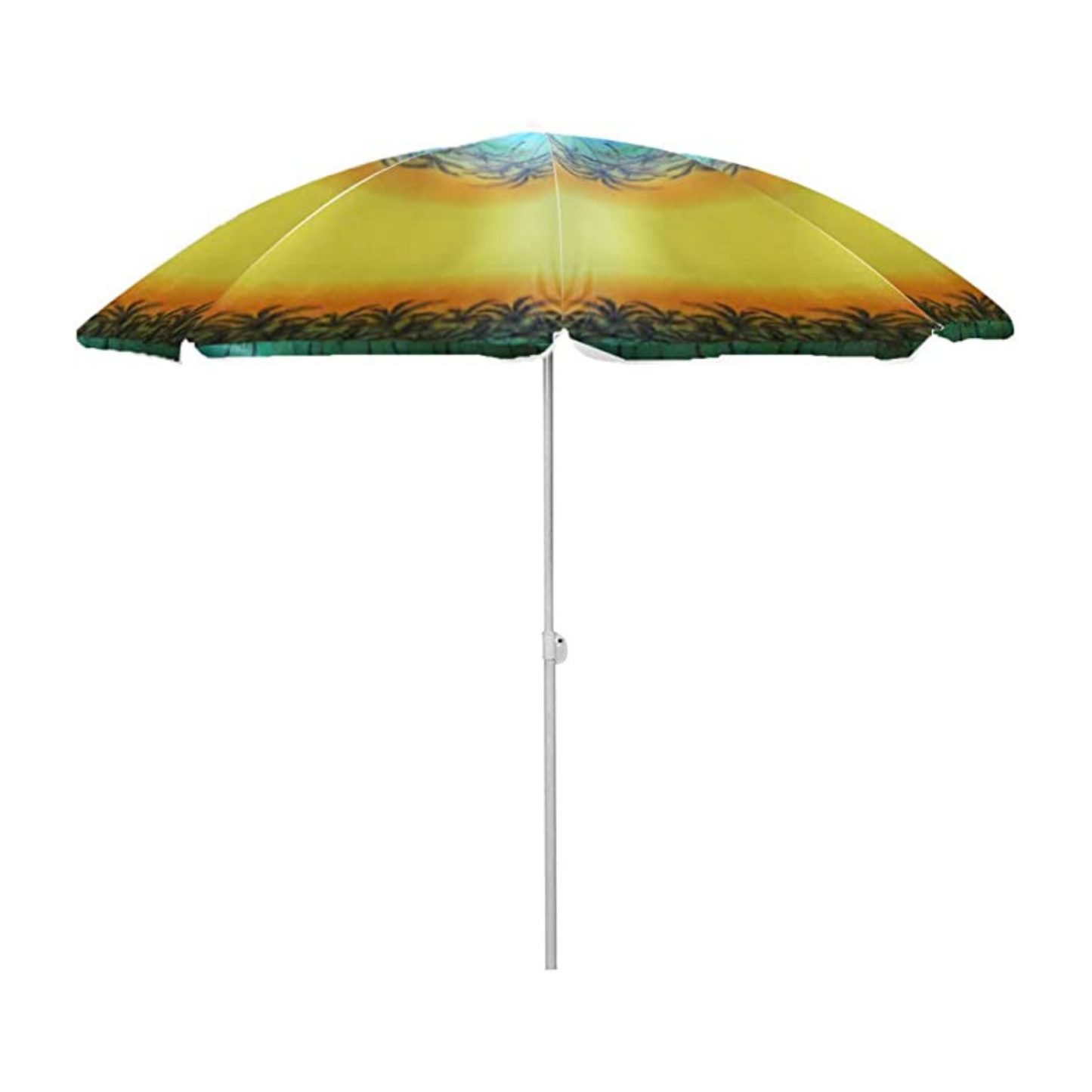 PMU Beach Umbrella - UV Protection Sunshade Umbrella for Beach, Patio, Yard & Garden - 8 feet