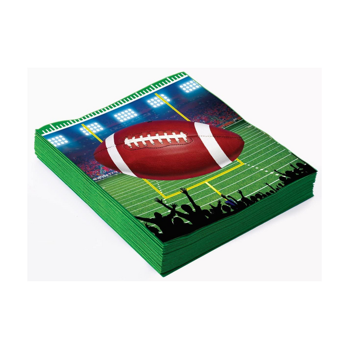 PMU Napkins, Cups & Plates Party Tableware Football Game Day Sports Theme Party Accessories