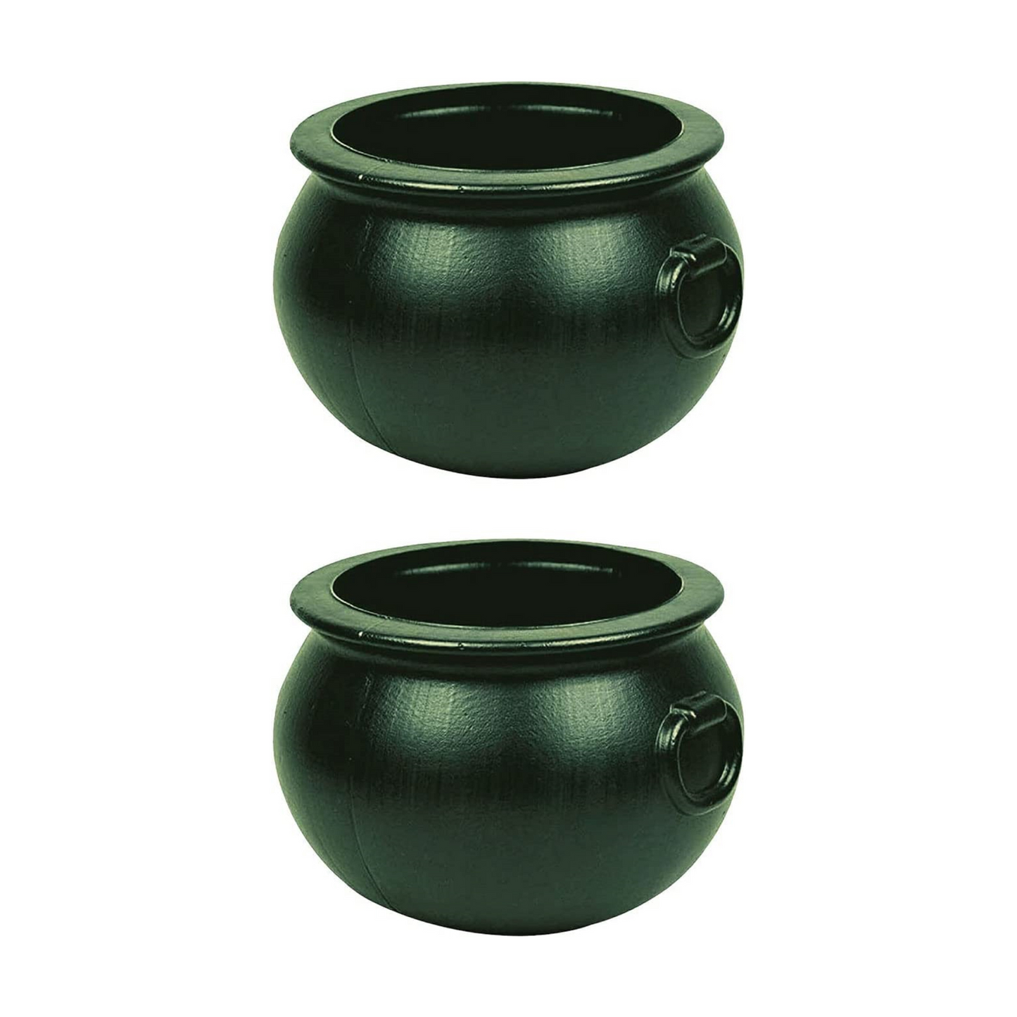 PMU Halloween Cauldron - Cauldron Plastic Pot & Bucket - Halloween Party Favors & Supplies - Perfect Kitchen & Home Décor - Candy Holder for Kids, 16 inch Witches Green