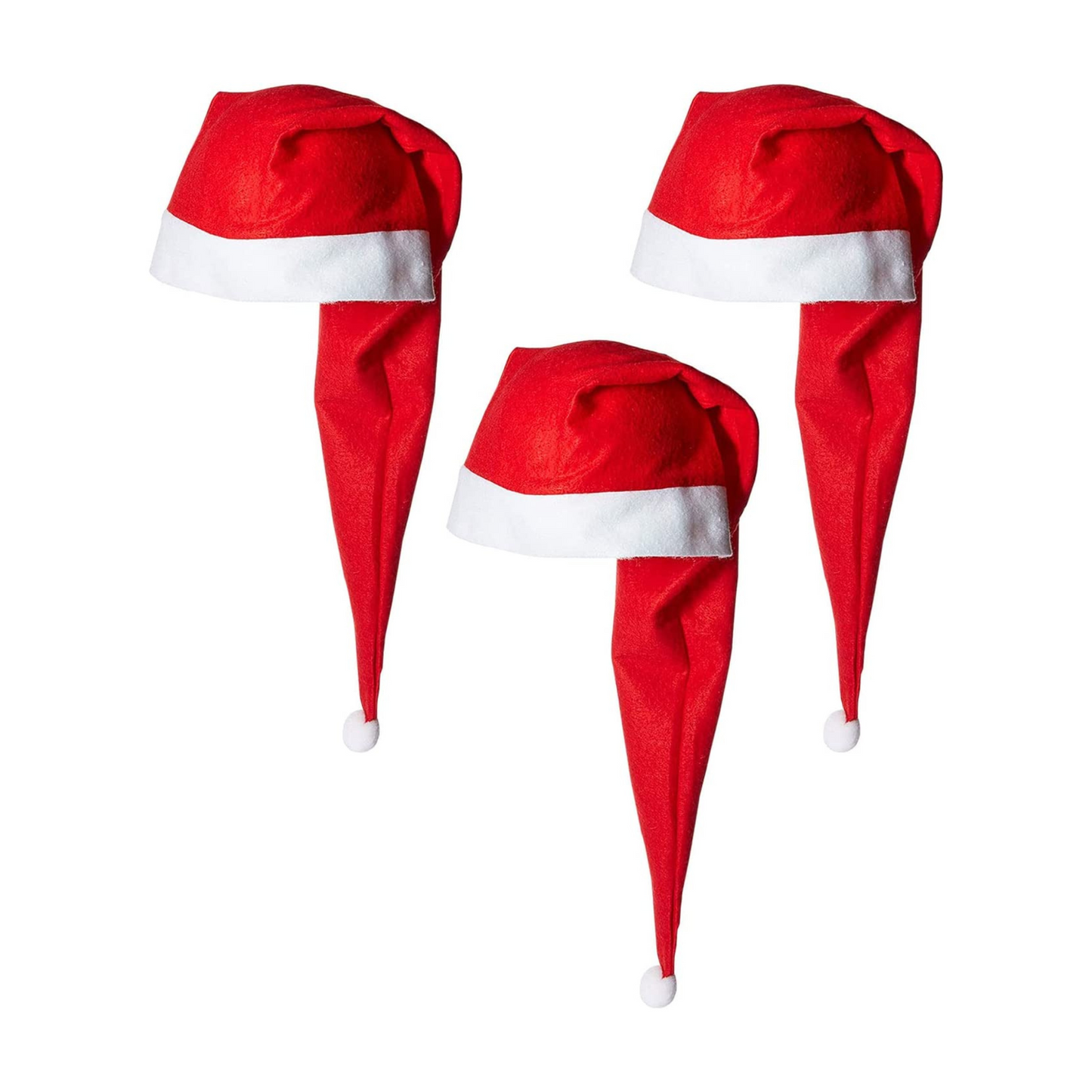 PMU Christmas Super Long Red Santa Hat