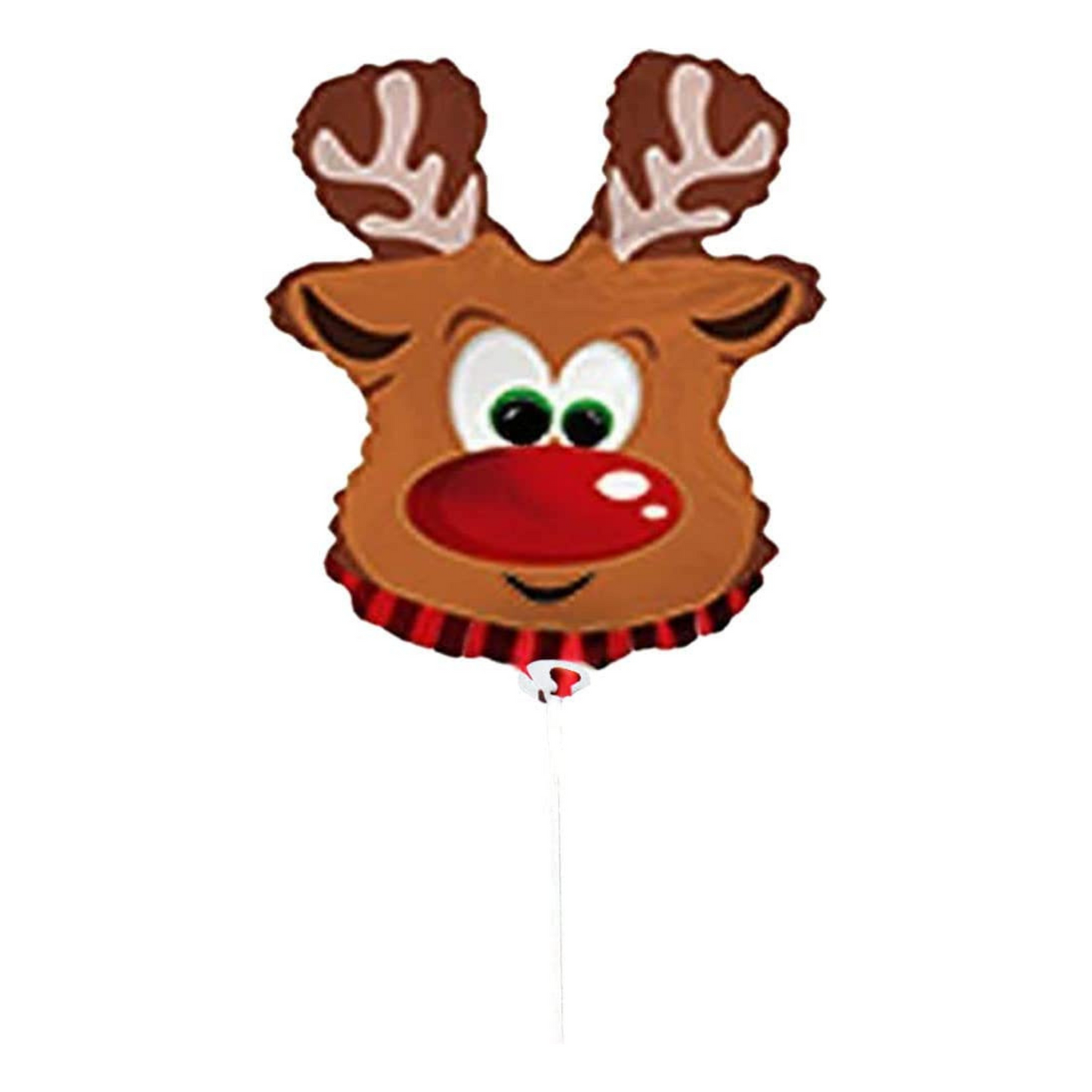 PMU Christmas 9 Inche Mylar Balloon with Pre-inflated Stick