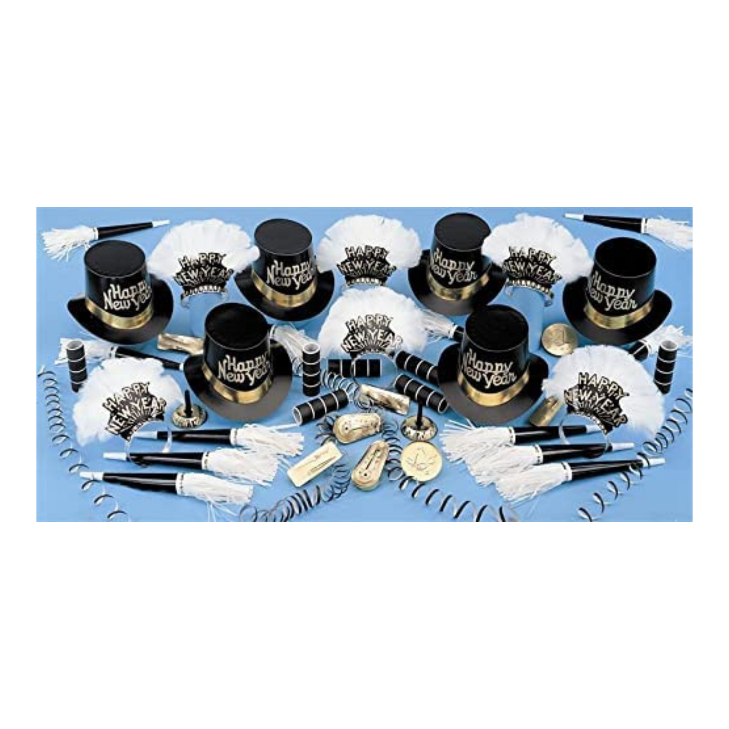 PMU New Year’s Eve Party Supplies Royal & Grand Party Assortment for “50” Pkg/1