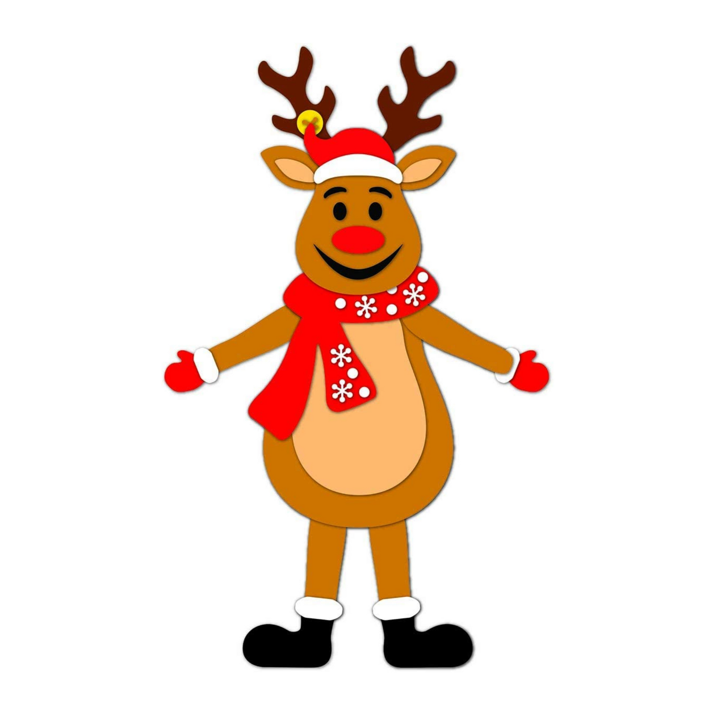 PMU 21" Christmas Jointed Felt Party Decoration