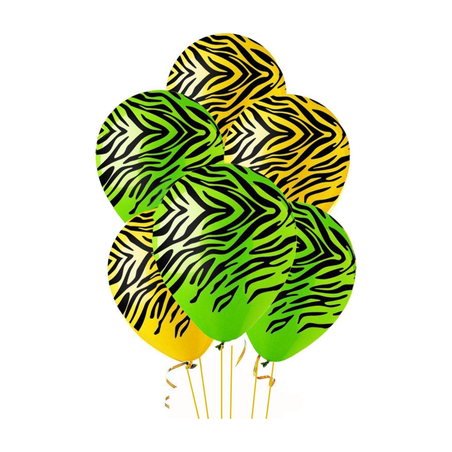 PMU Balloons 11 Inch Zebra Stripe Assorted