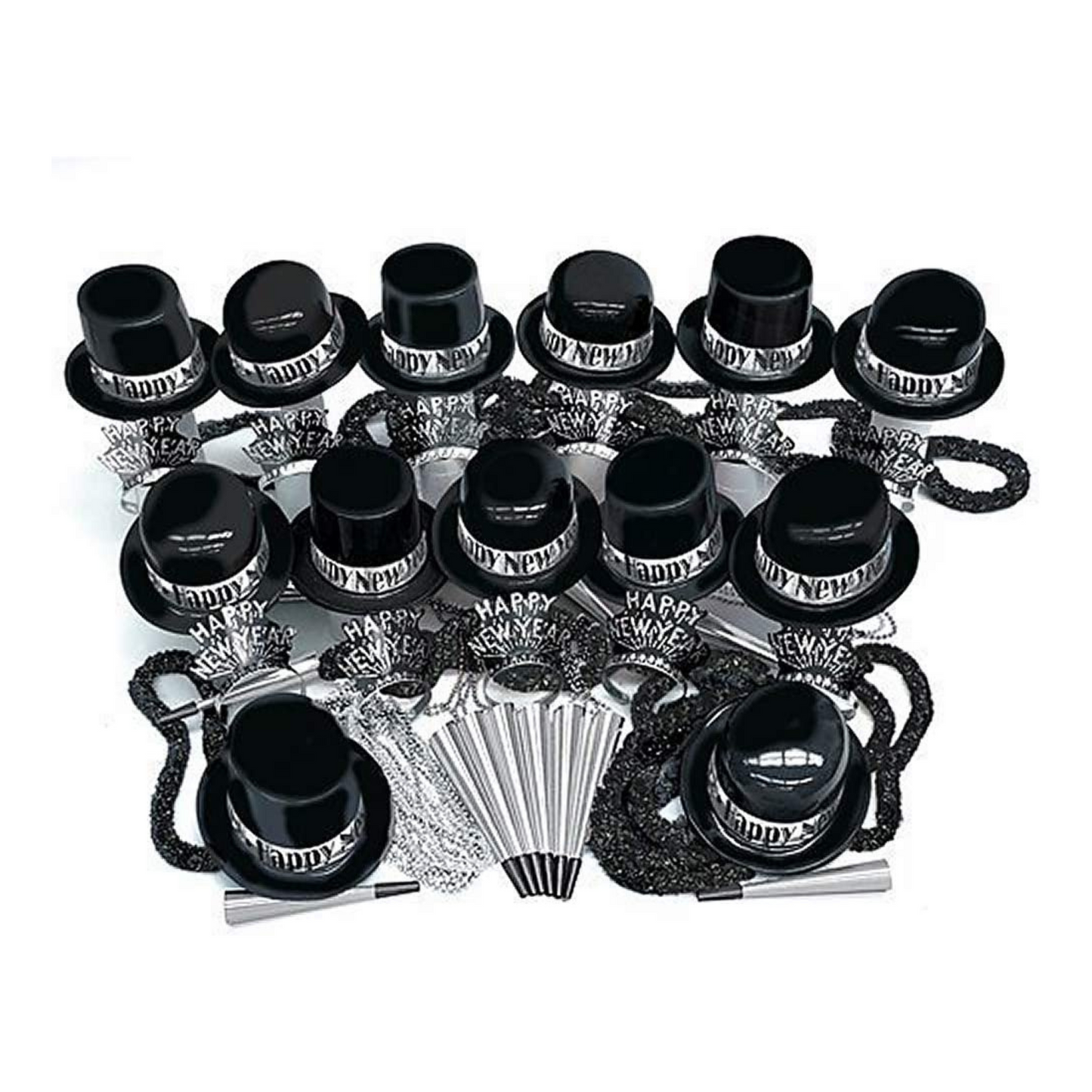 PMU New Year’s Eve Party Supplies Showboat Party Assortment for"100" Pkg/1