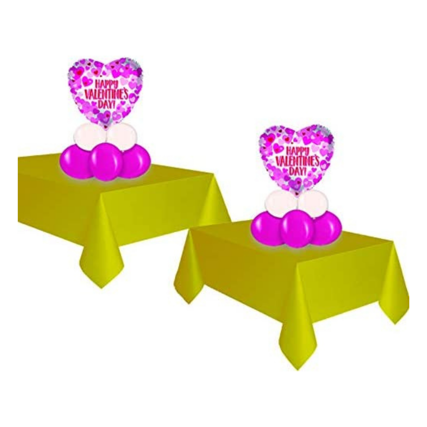 PMU Valentine’s Day DYI Balloon Centerpieces Kit Table Decoration (2/Pkg) Pkg/1