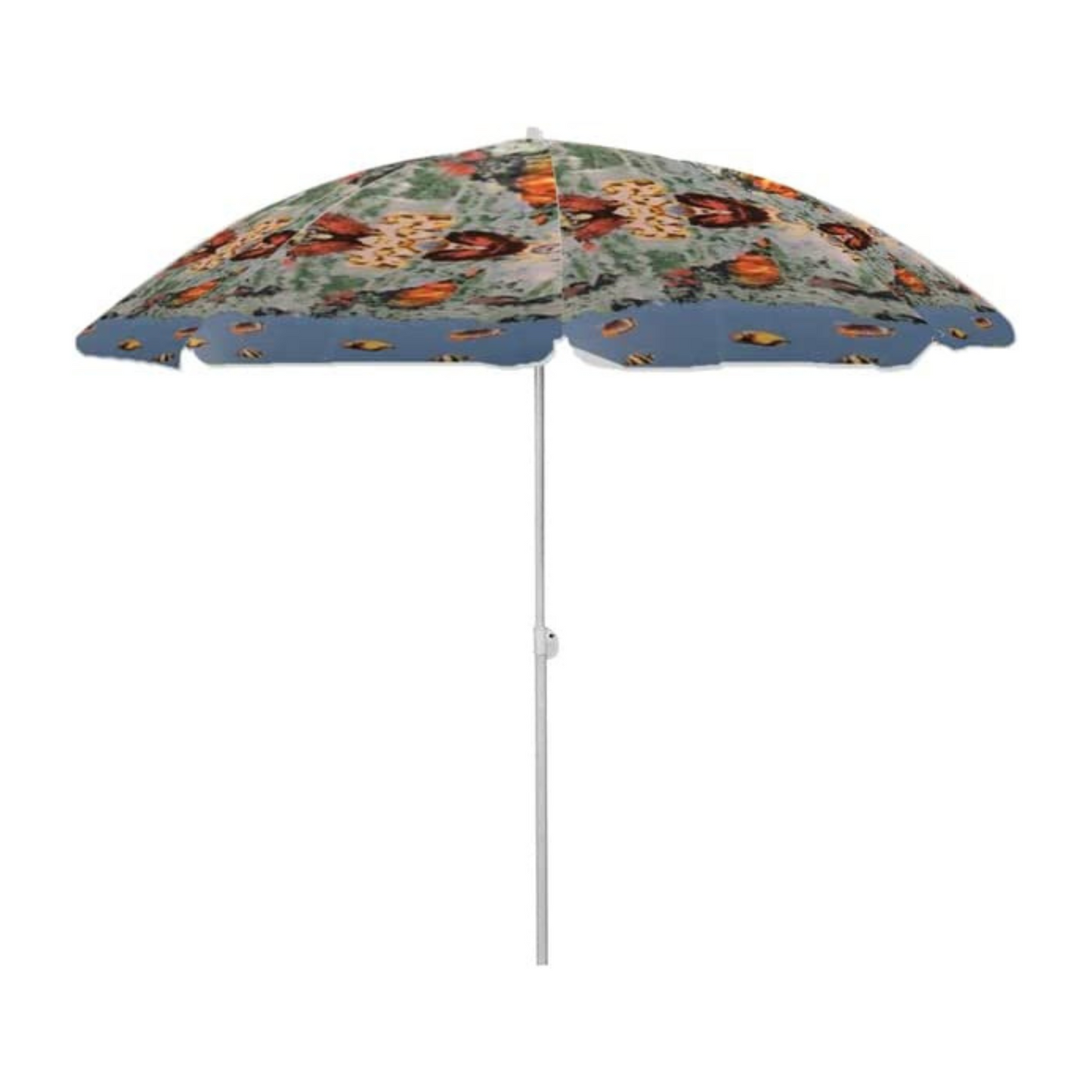 PMU Beach Umbrella - UV Protection Sunshade Umbrella for Beach, Patio, Yard & Garden - 8 feet