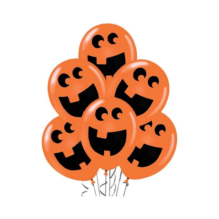 PMU Halloween Balloons - Small Latex Balloons for Halloween Ghost Theme & Birthday Parties, Trick-or-Treat, Party Favors & Decoration Supplies