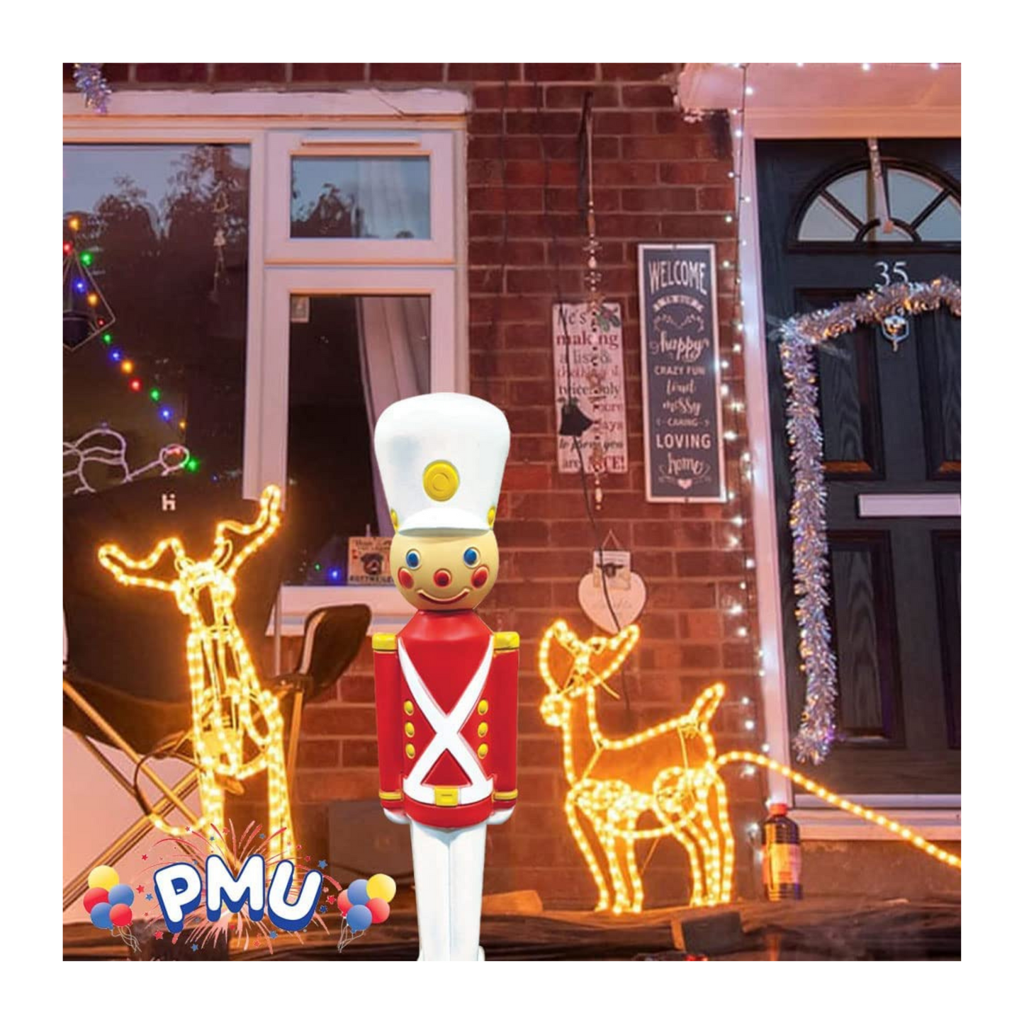 PMU Toy Soldier 31 Inch Light Up Christmas Decoration
