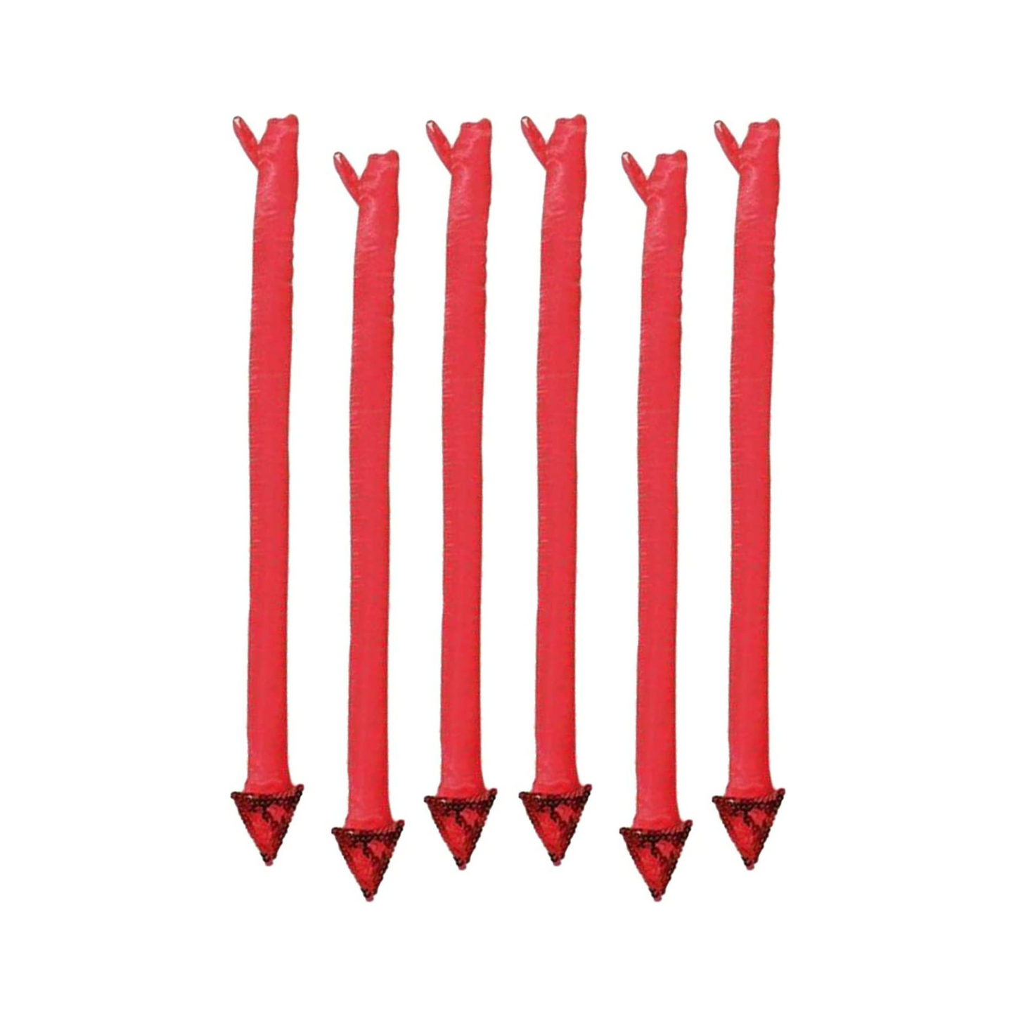 PMU Rubie Red Felt Devil Tail - Perfect for Halloween Cosplays, Birthdays, Holidays & Theme Parties - Best Party Accessory for Male & Female - 19.5 Inch