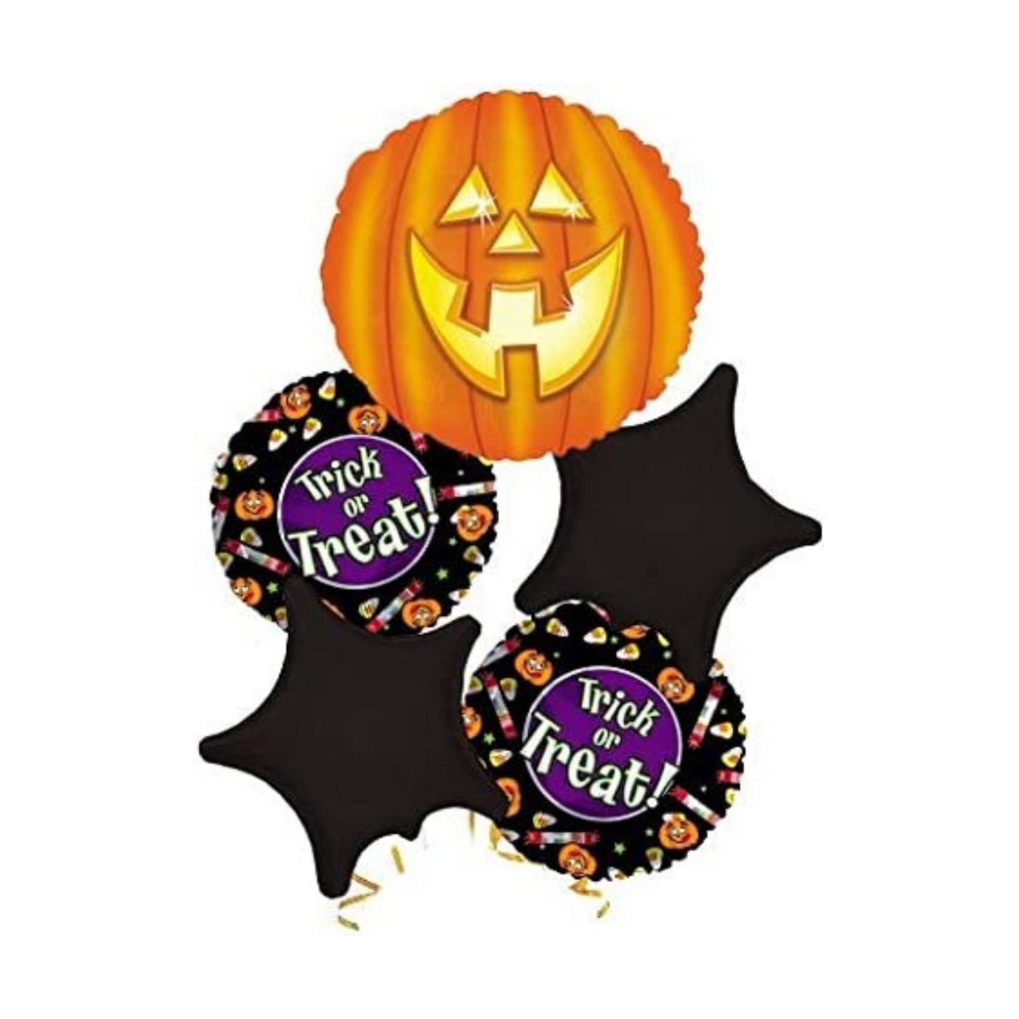 PMU Happy Halloween Balloon Bouquet (5/Pkg)