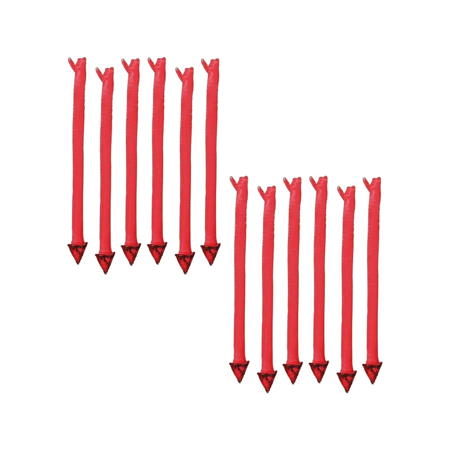 PMU Rubie Red Felt Devil Tail - Perfect for Halloween Cosplays, Birthdays, Holidays & Theme Parties - Best Party Accessory for Male & Female - 19.5 Inch