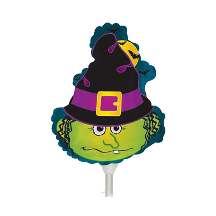 PMU Halloween Balloons 11 Inch Pre-Inflated with Stick