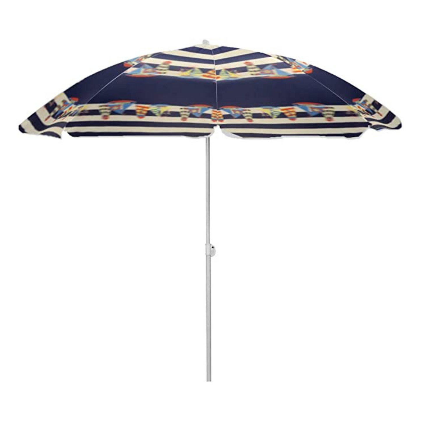 PMU Beach Umbrella - UV Protection Sunshade Umbrella for Beach, Patio, Yard & Garden - 8 feet