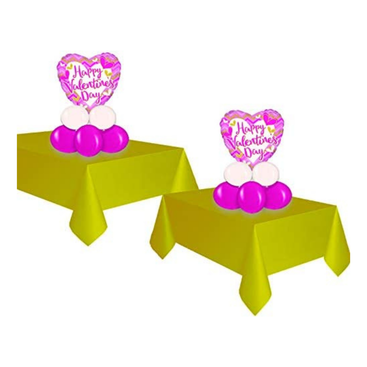 PMU Valentine’s Day DYI Balloon Centerpieces Kit Table Decoration (2/Pkg) Pkg/1