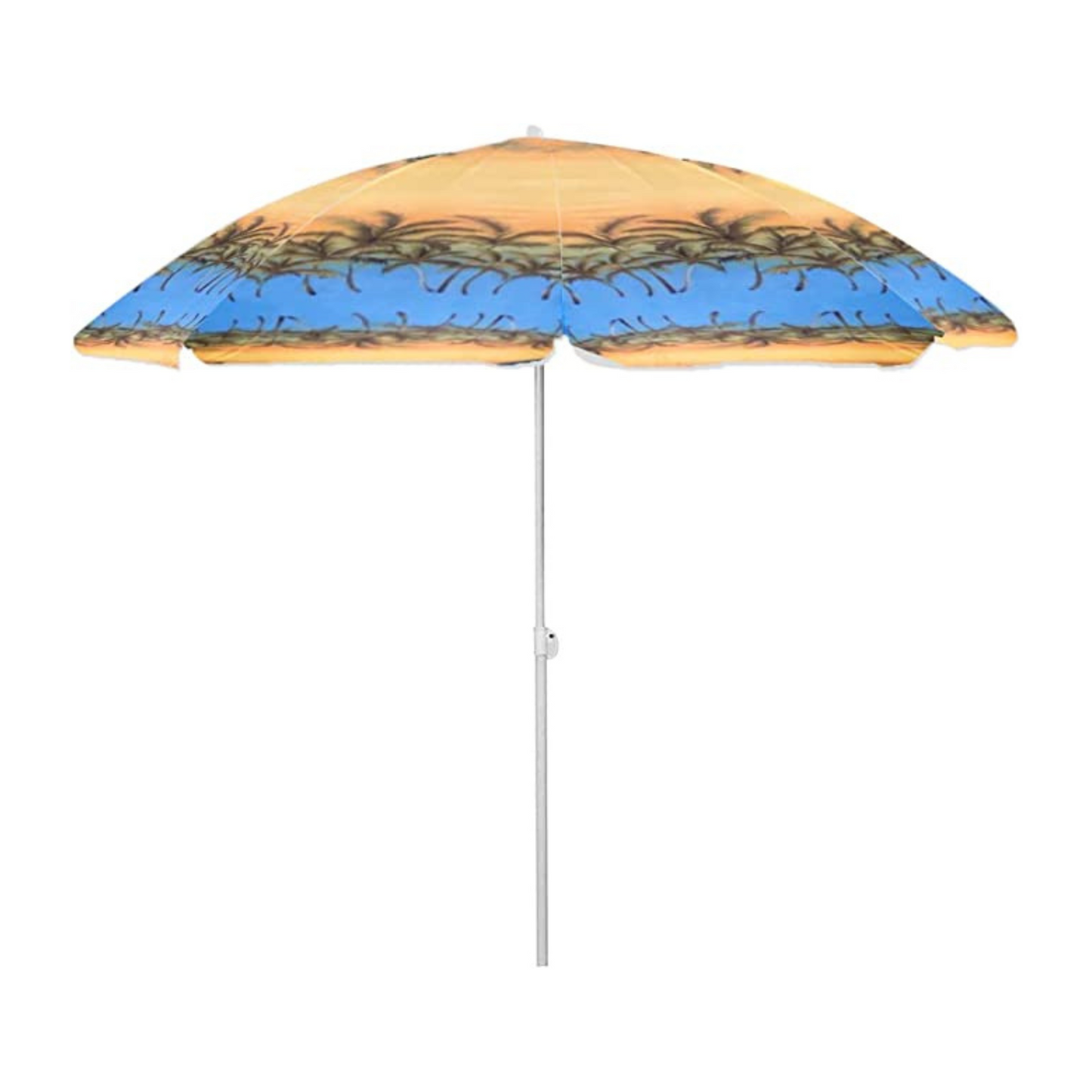 PMU Beach Umbrella - UV Protection Sunshade Umbrella for Beach, Patio, Yard & Garden - 8 feet