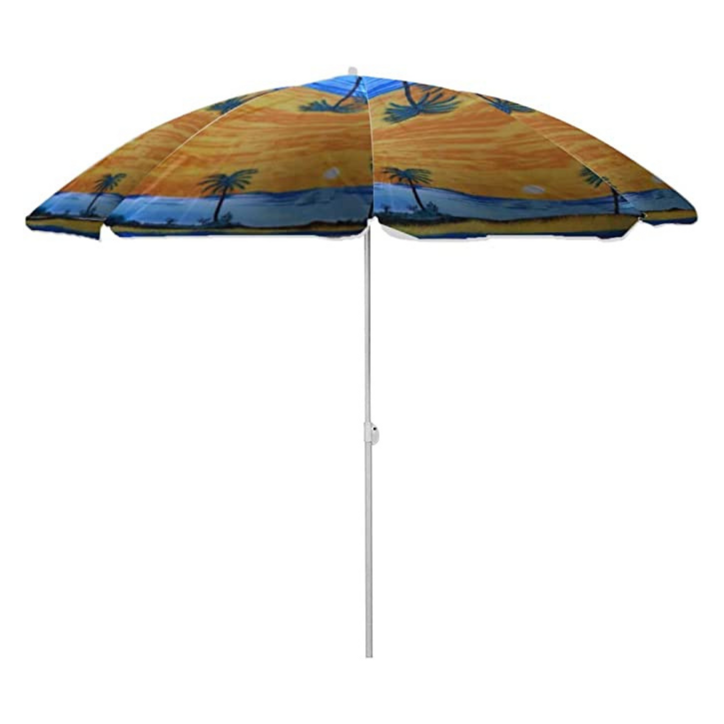 PMU Beach Umbrella - UV Protection Sunshade Umbrella for Beach, Patio, Yard & Garden - 8 feet