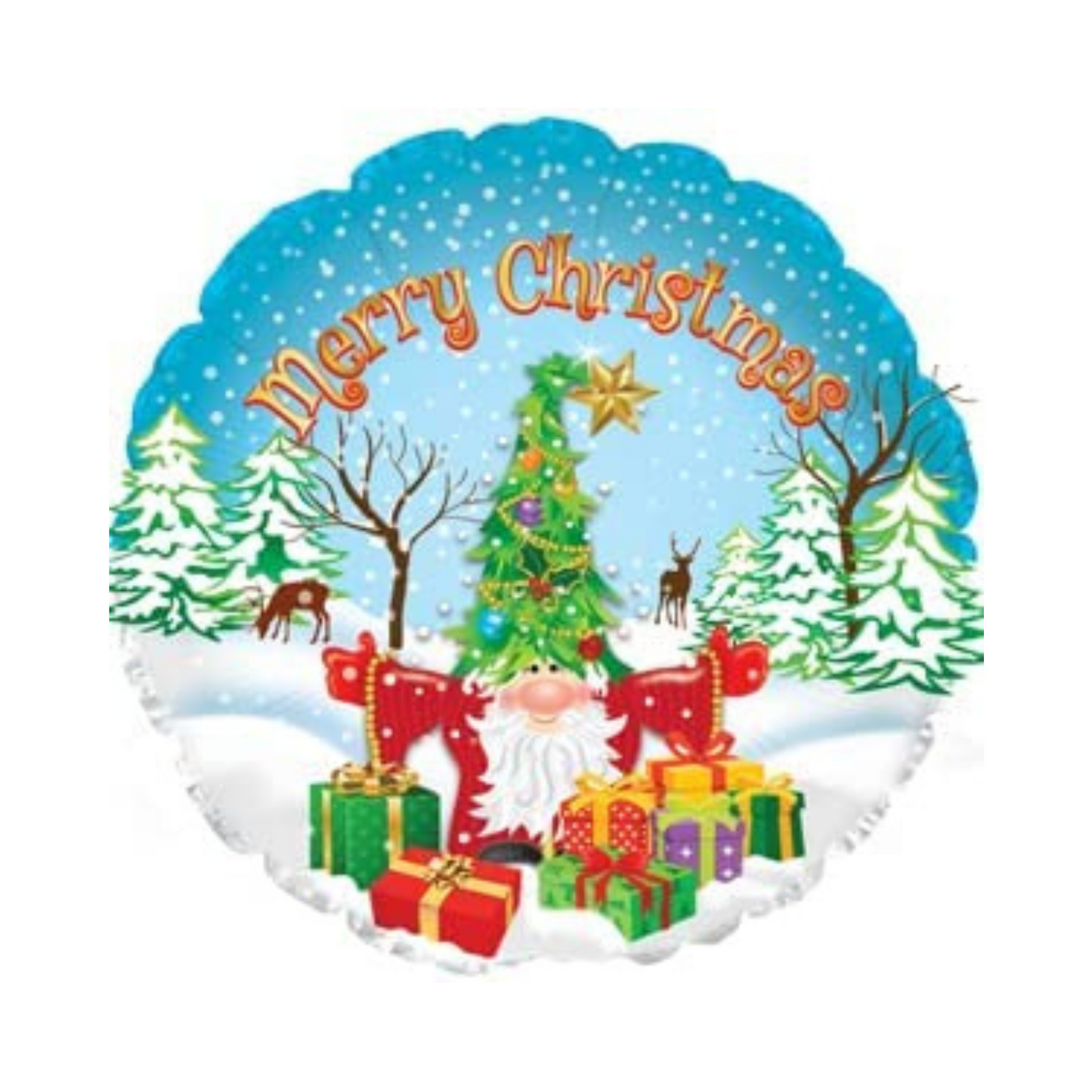 PMU Christmas 18 and 48 Inch Mylar-Foil Balloons