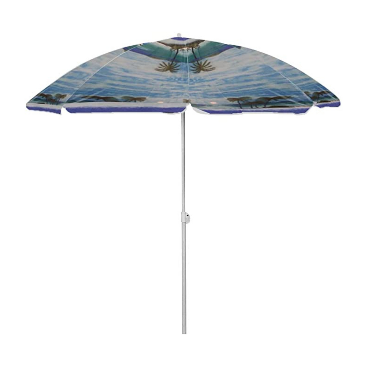 PMU Beach Umbrella - UV Protection Sunshade Umbrella for Beach, Patio, Yard & Garden - 8 feet