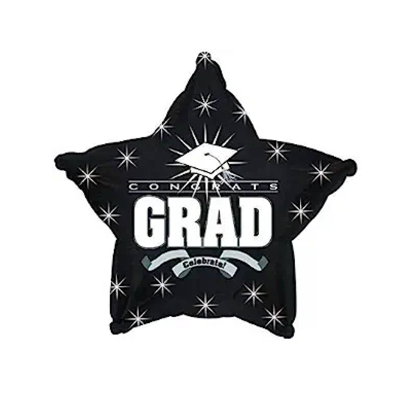 PMU Grad Congrats Star 18in Mylar Balloons