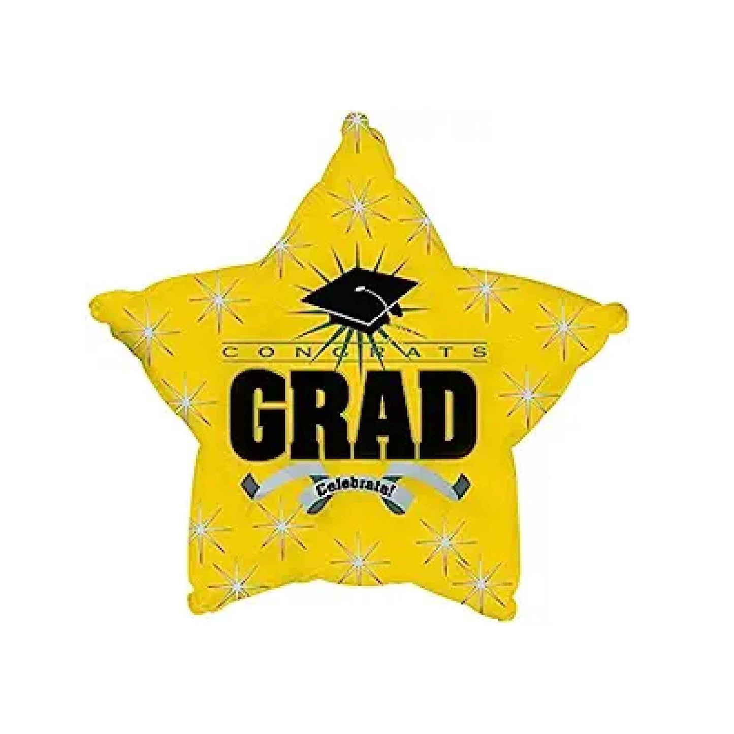 PMU Grad Congrats Star 18in Mylar Balloons