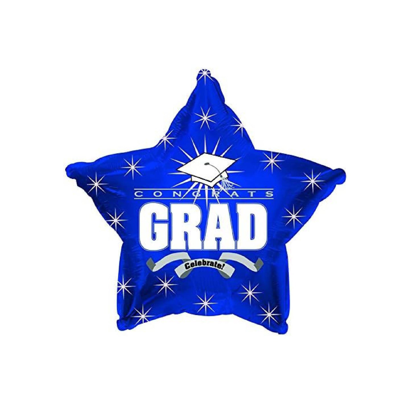 PMU Grad Congrats Star 18in Mylar Balloons