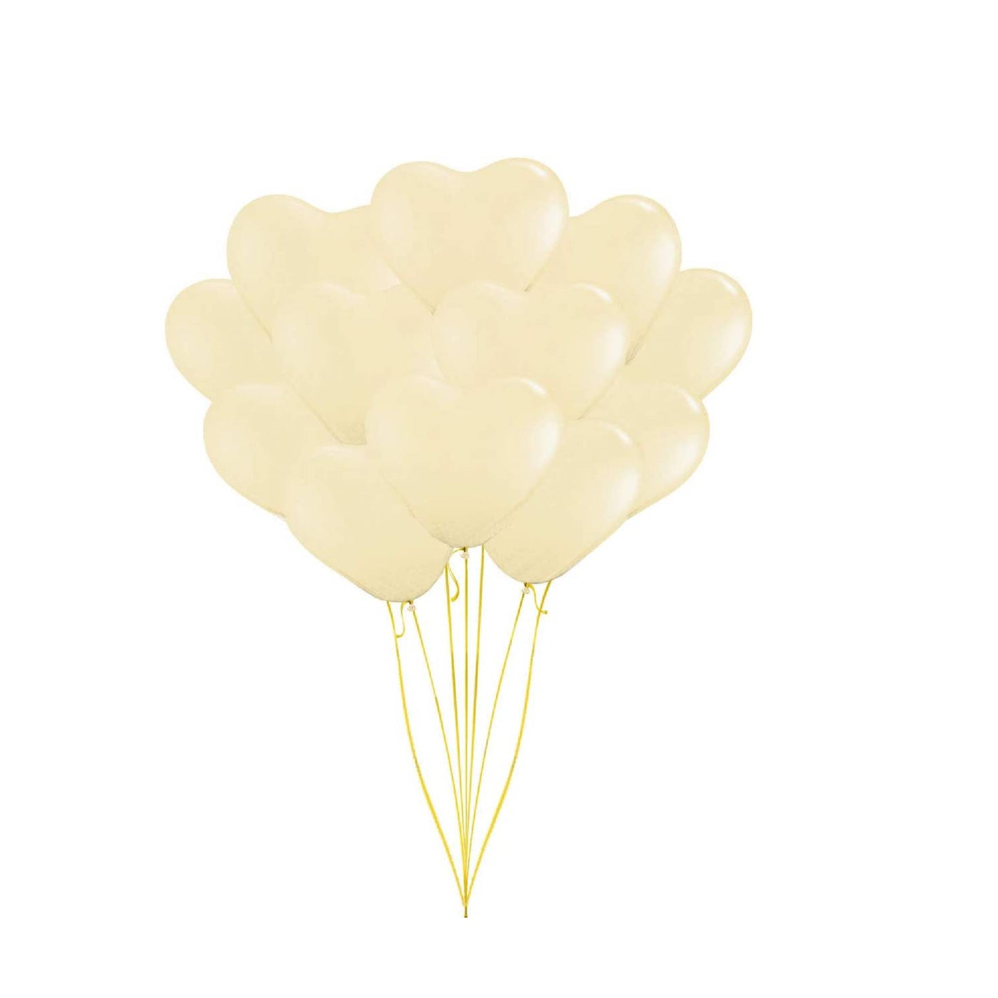 PMU Heart Shaped Balloons 15 Inch PartyTex Premium Latex Valentines Day, Weddings, Birthdays, Anniversaries, Engagements
