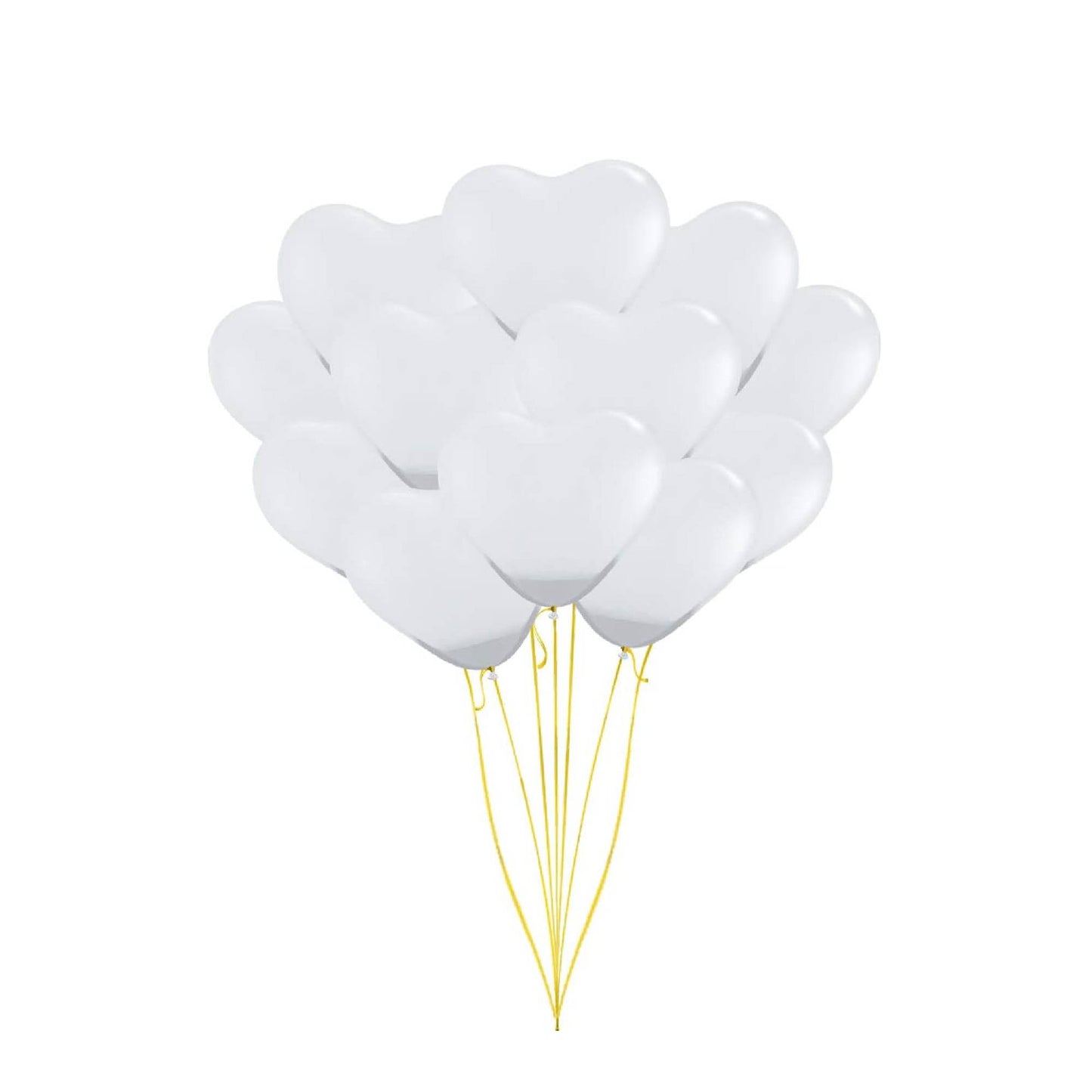 PMU Heart Shaped Balloons 15 Inch PartyTex Premium Latex Valentines Day, Weddings, Birthdays, Anniversaries, Engagements