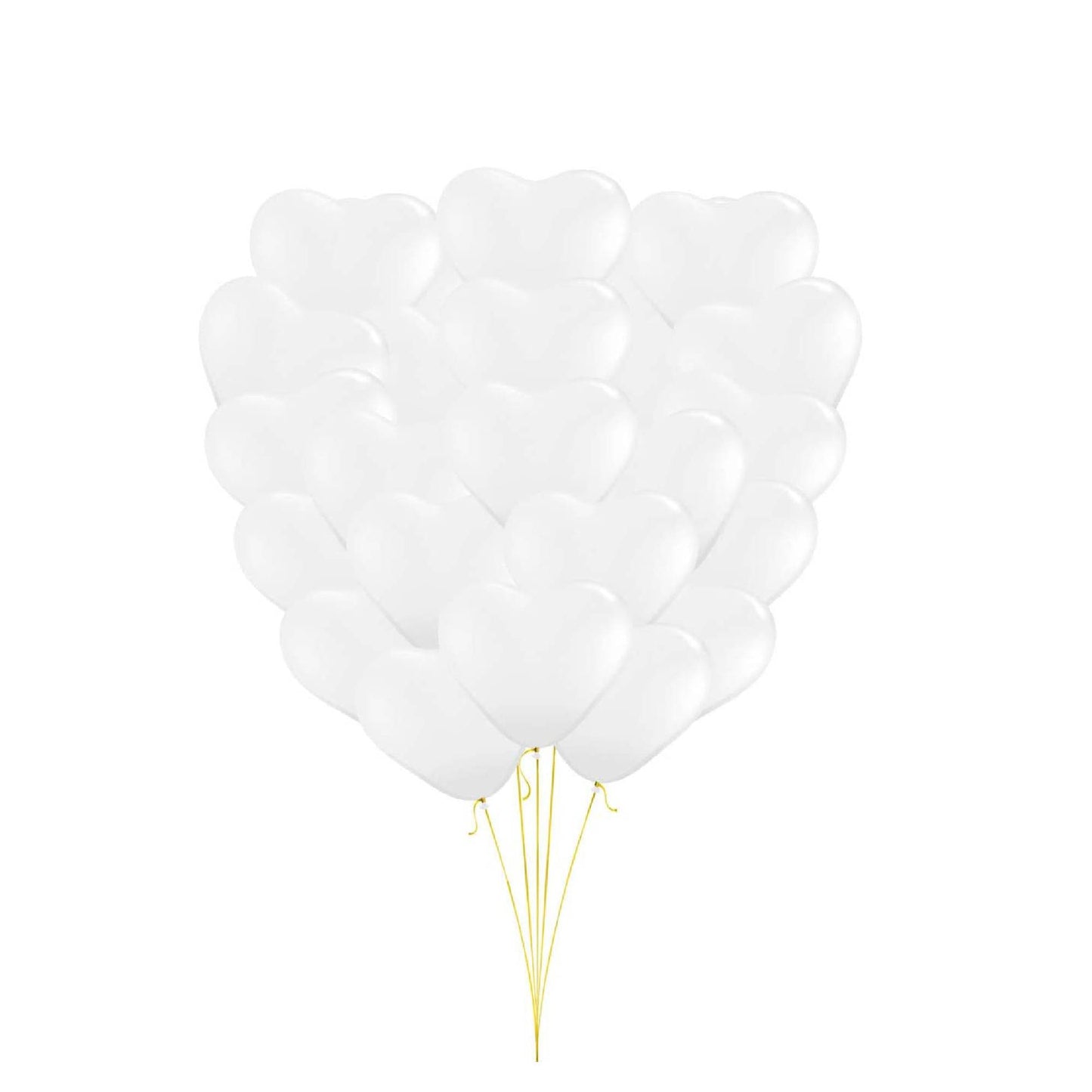 PMU Heart Shaped Balloons 15 Inch PartyTex Premium Latex Valentines Day, Weddings, Birthdays, Anniversaries, Engagements