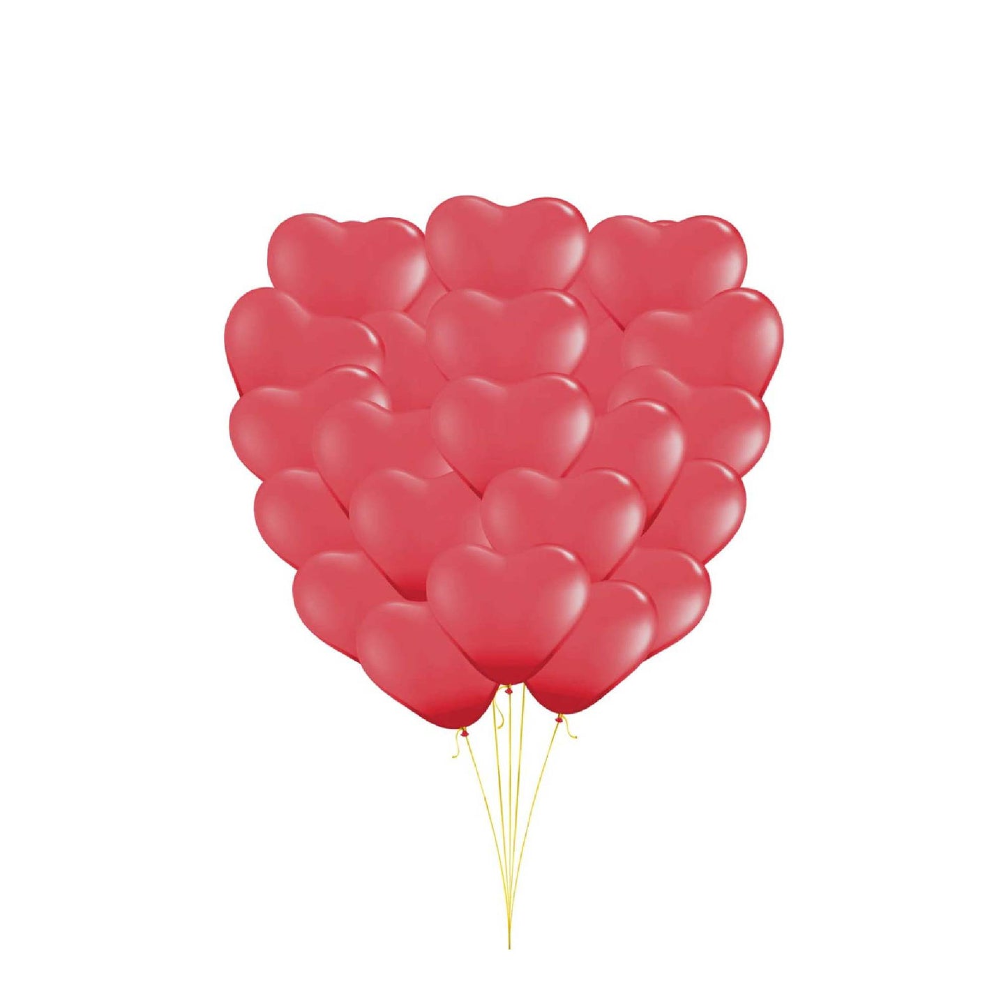 PMU Heart Shaped Balloons 15 Inch PartyTex Premium Latex Valentines Day, Weddings, Birthdays, Anniversaries, Engagements