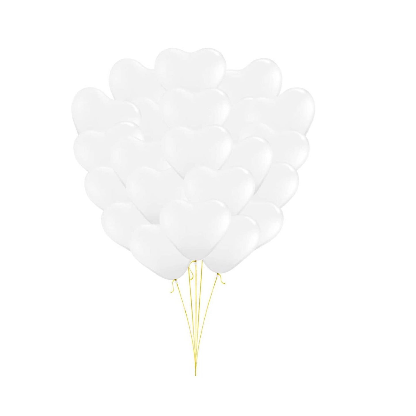 PMU Heart Shaped Balloons 15 Inch PartyTex Premium Latex Valentines Day, Weddings, Birthdays, Anniversaries, Engagements