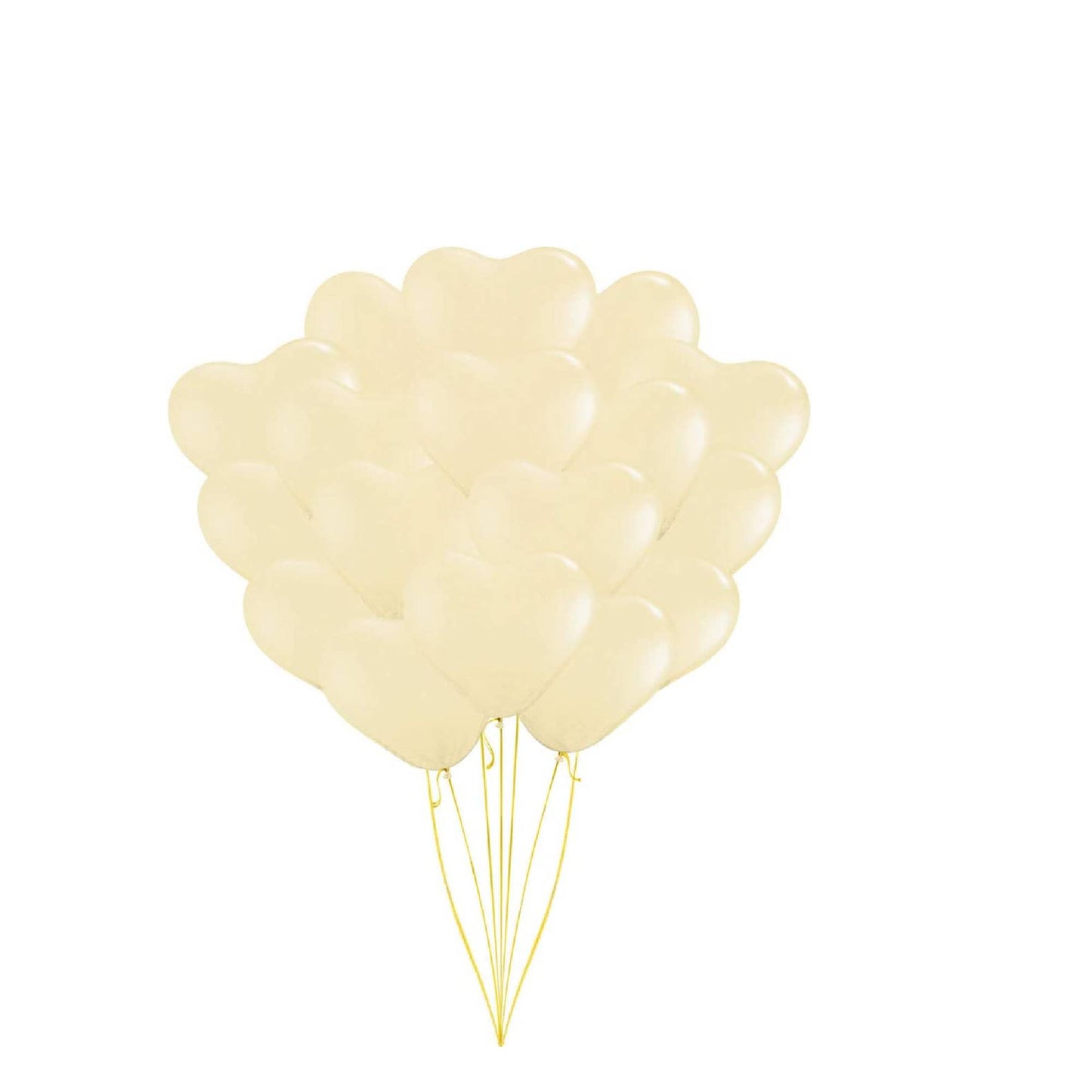 PMU Heart Shaped Balloons 15 Inch PartyTex Premium Latex Valentines Day, Weddings, Birthdays, Anniversaries, Engagements
