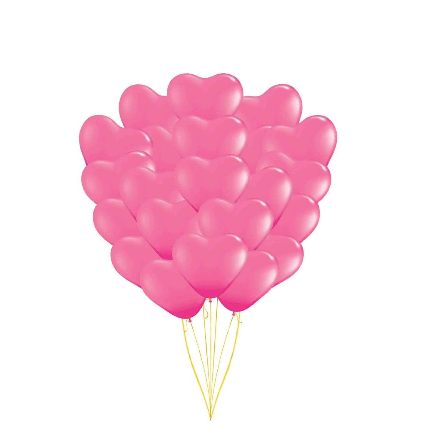 PMU Heart Shaped Balloons 15 Inch PartyTex Premium Latex Valentines Day, Weddings, Birthdays, Anniversaries, Engagements
