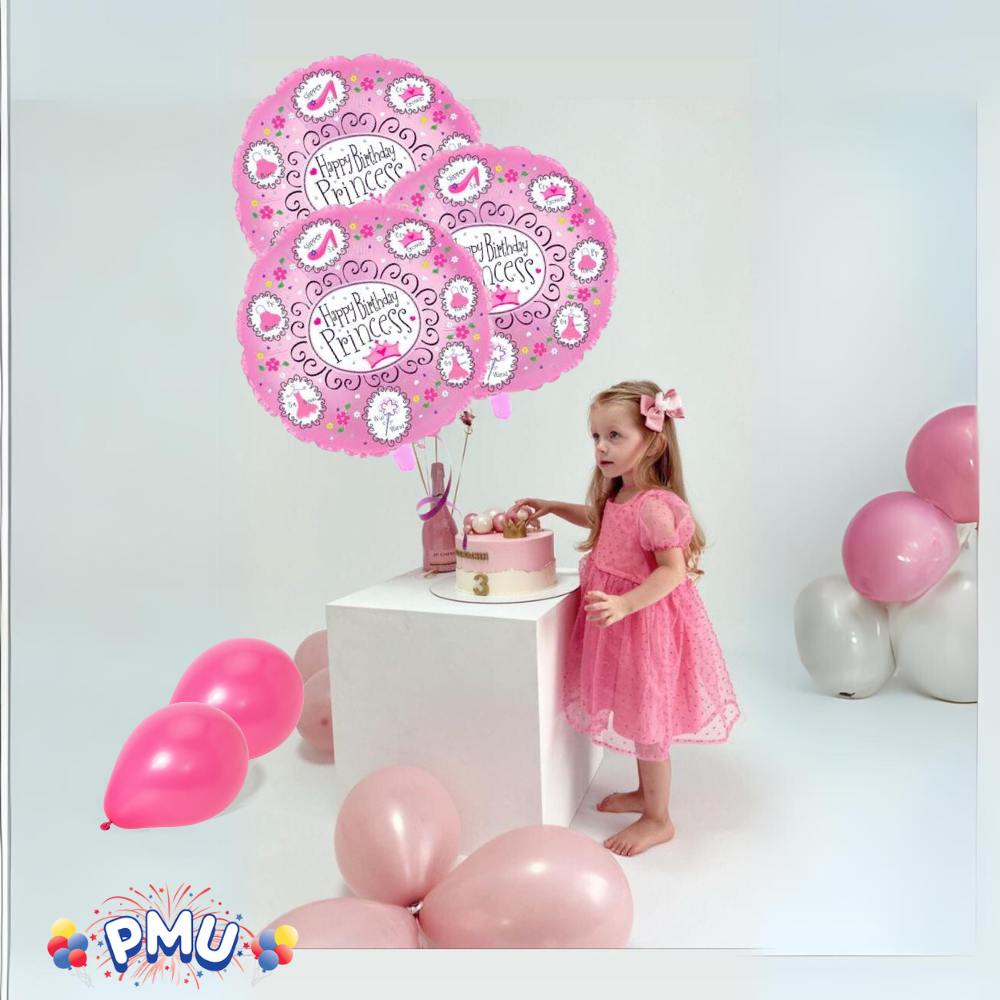 PMU Happy Birthday 18 Inch Mylar-Foil Balloon