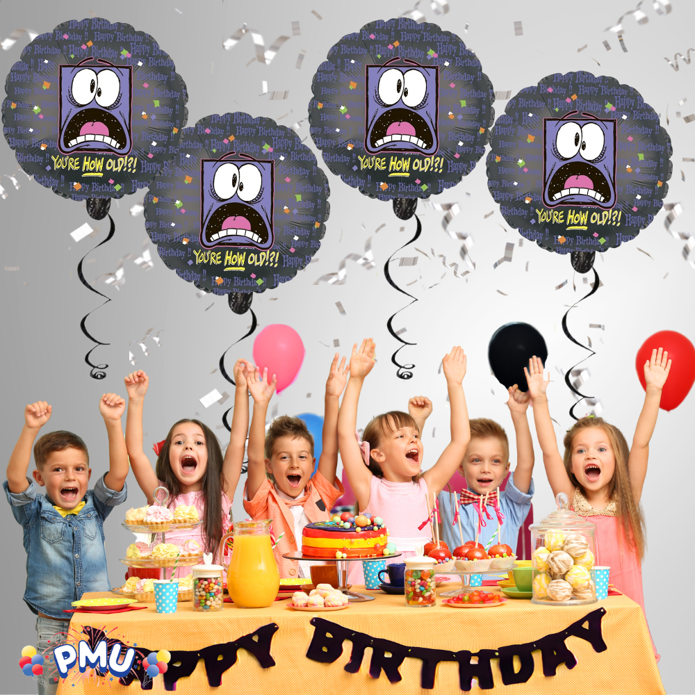 PMU Happy Birthday 18 Inch Mylar-Foil Balloon