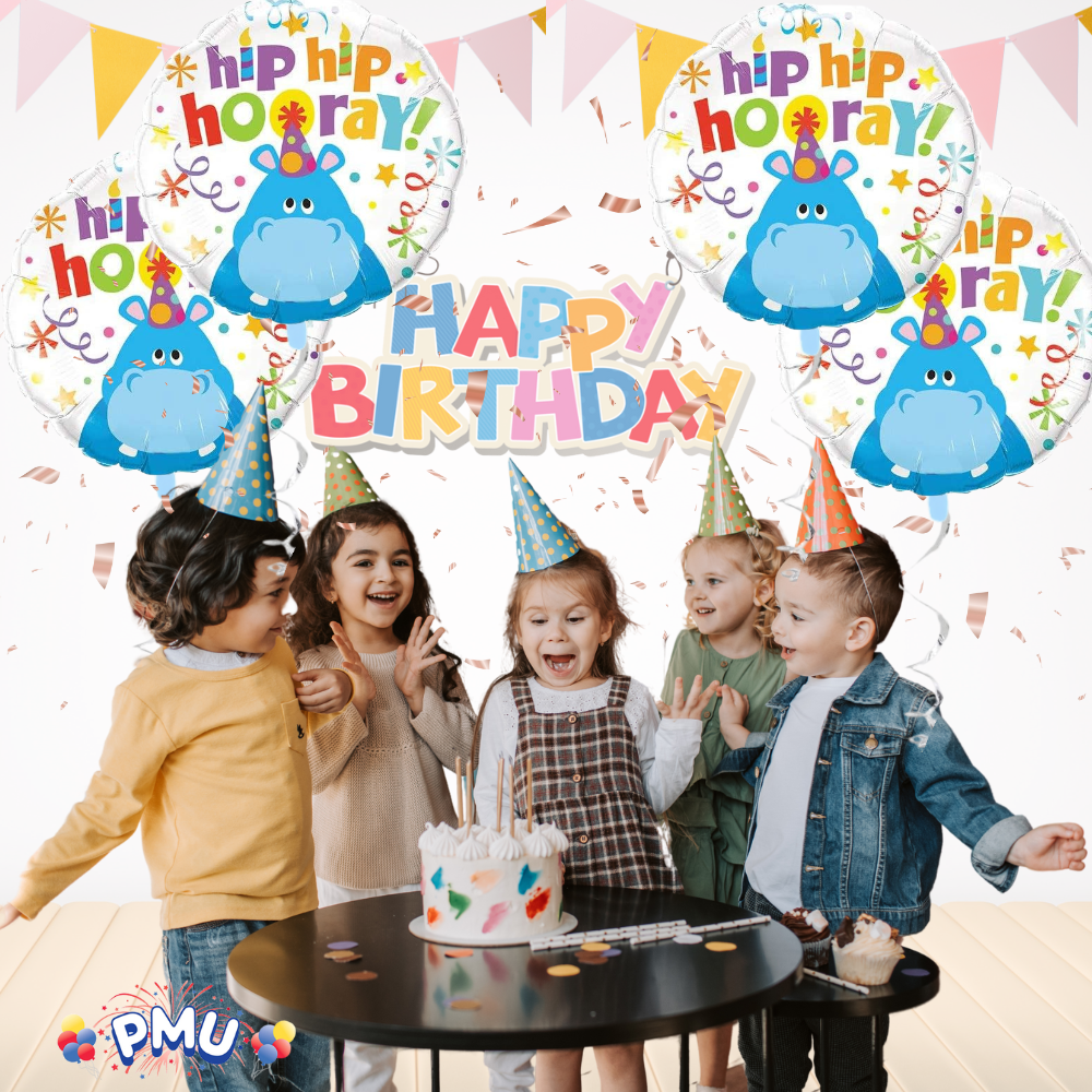 PMU Happy Birthday 18 Inch Mylar-Foil Balloon