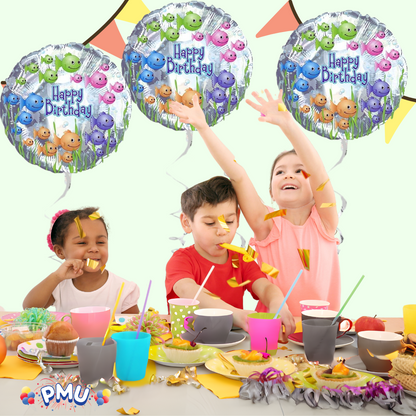 PMU Happy Birthday 18 Inch Mylar-Foil Balloon
