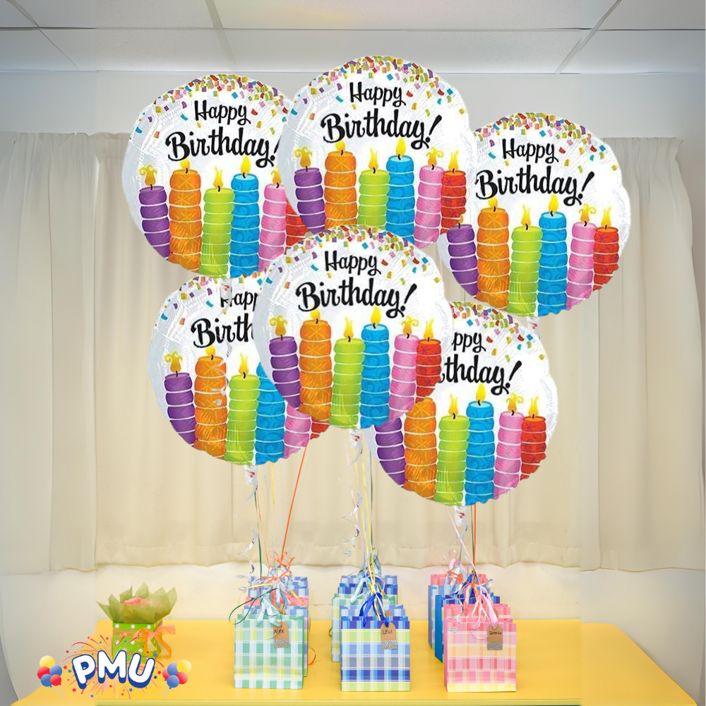 PMU Happy Birthday 18 Inch Mylar-Foil Balloon